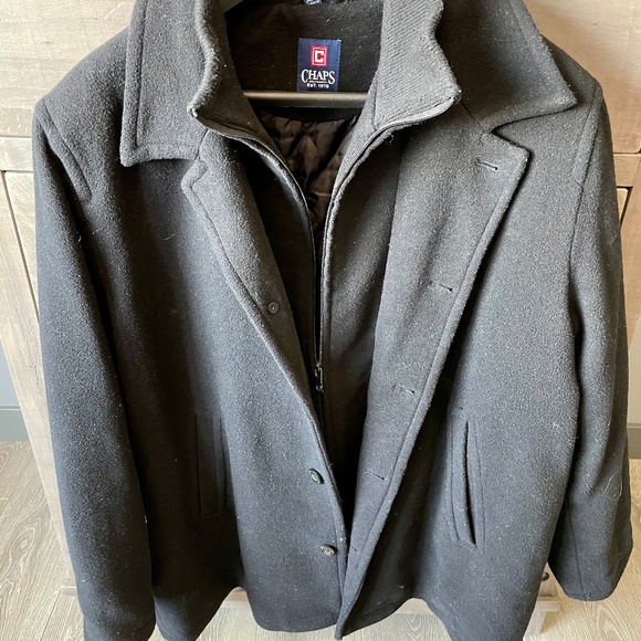 XXL Chaps Winter Wool Quilted Jacket - Picture 1 of 5